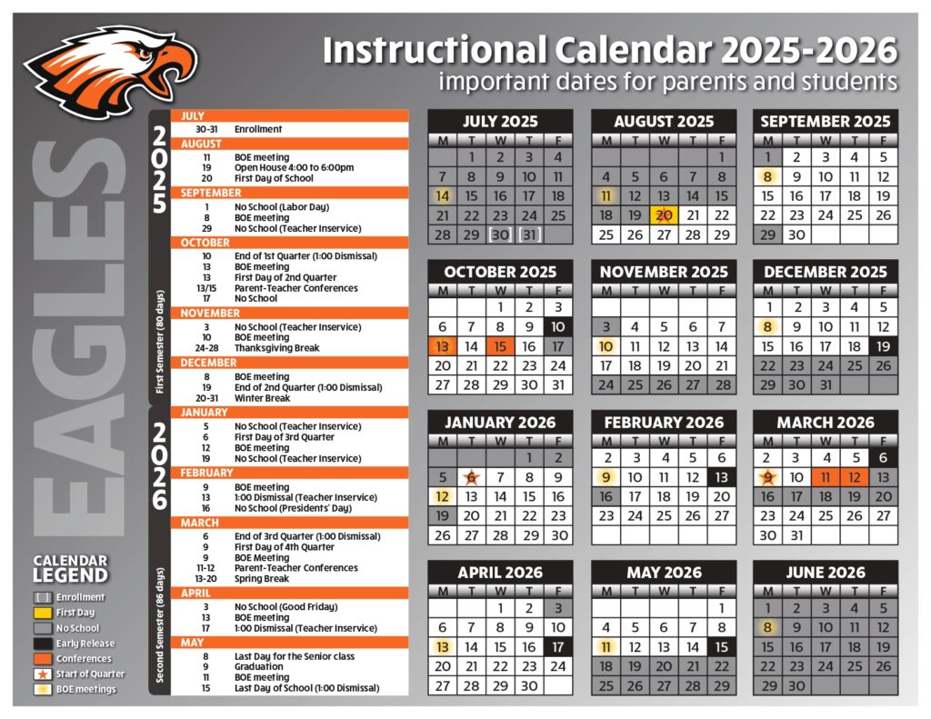 Uniontown USD 235 calendar
