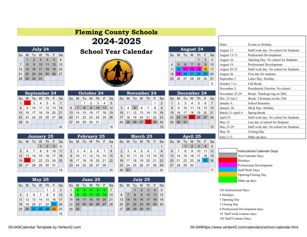 Fleming County Schools ky Calendar 25 26 Revised pdf EduCounty