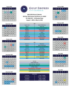 gulf shores city school calendar