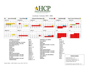 harding charter schools calendar