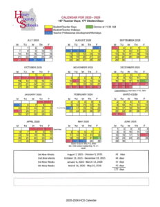 HENRY COUNTY SCHOOLS CALENDAR
