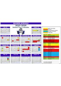 Hooker Public Schools calendar