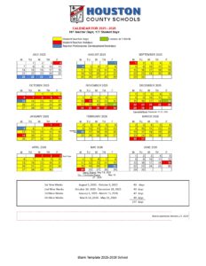 houston schools al calendar