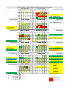 Jackson County Public Schools CALENDAR