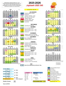 Jayhawk USD 346 calendar