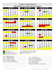 Johnson County Schools calendar ky