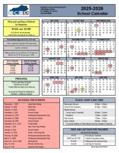 KCSD CALENDAR