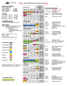 Muscatine Community School DistrictMuscatine Community School District calendar