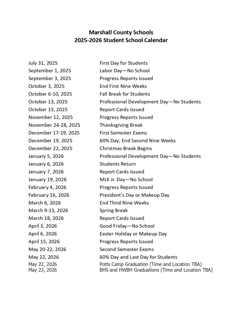 Marshall County School District