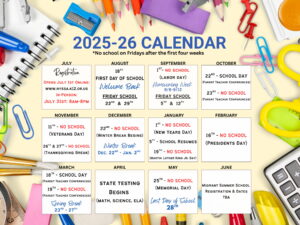 Nyssa School District 26 calendar or