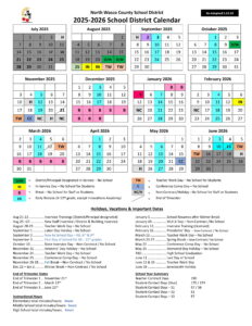 North Wasco county nwc calendar