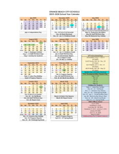 orange beach city schools calendar