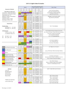Ogden Community Schools calendar