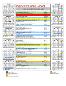 plainview public schools calendar