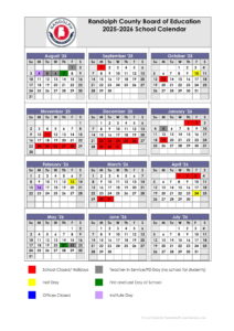 Randolph Public Schools Calendar al
