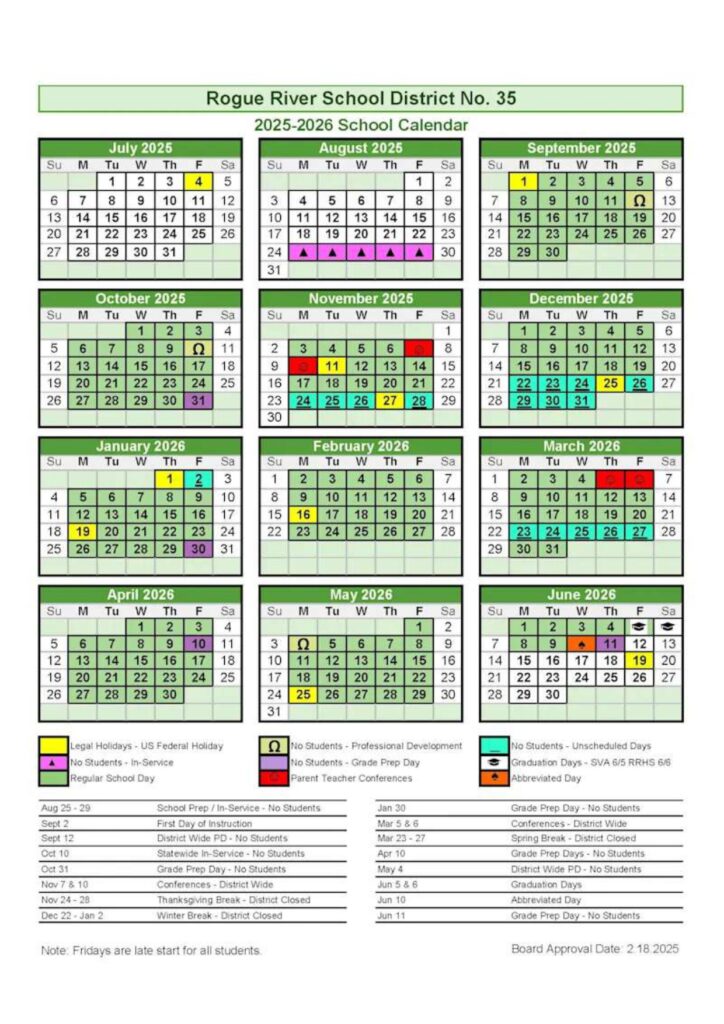 Rogue River School District No. 35, 25-26