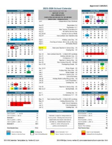 SCIO SCHOOL DISTRICT 95C 25-26, CALENDAR