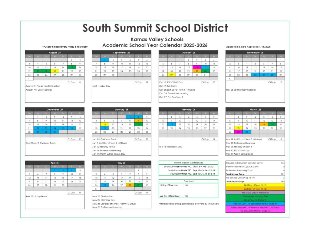 South Summit School District 25-26