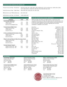 South Windsor Public Schools calendar