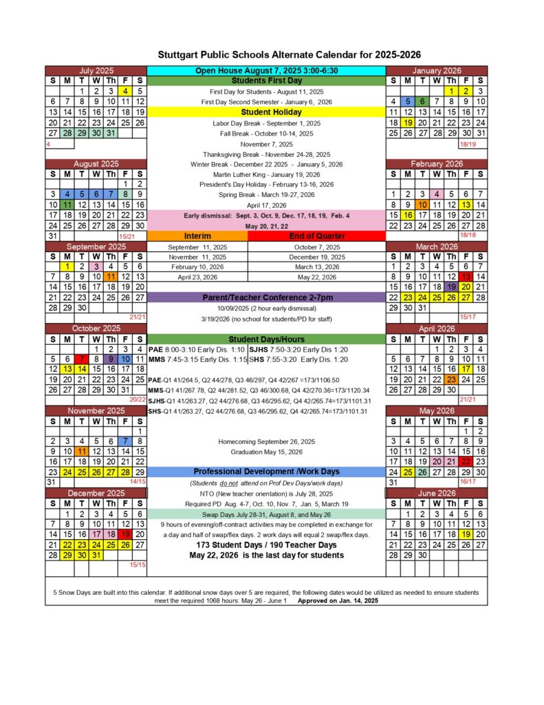 Stuttgart Public Schools 25-26, 1
