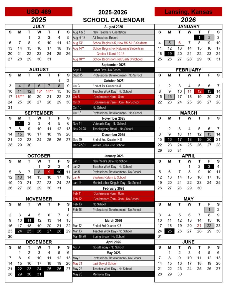 Home _ Lansing USD 469 calendar