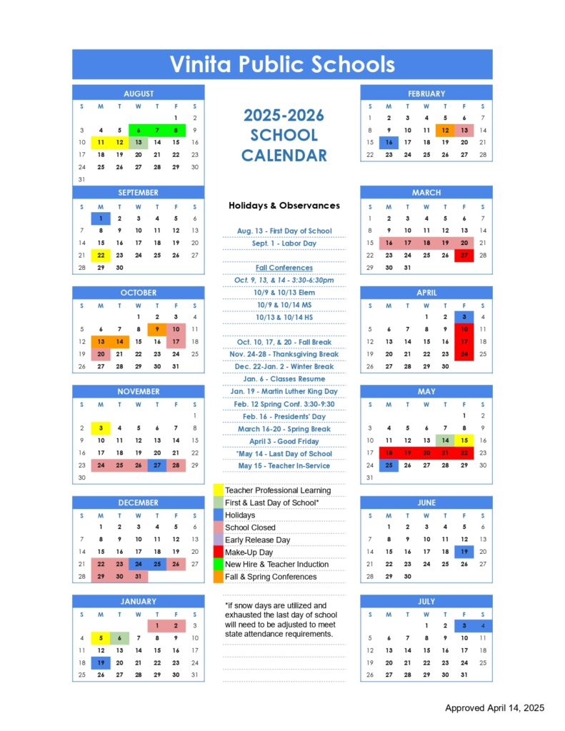 Vinita Public Schools 25-26