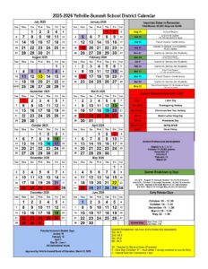 Yellville-Summit Schools calendar