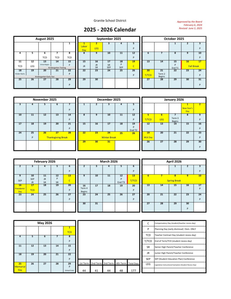 granite school district calendar (1)