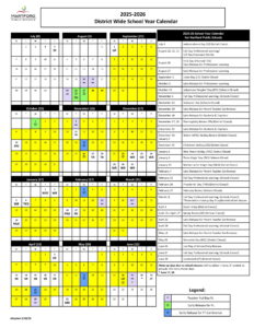 hartford schools calendar