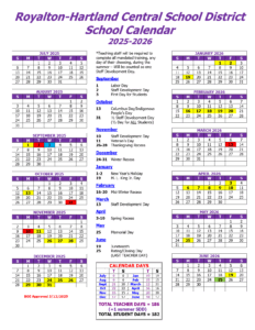 Royalton-Hartland School District - calendar