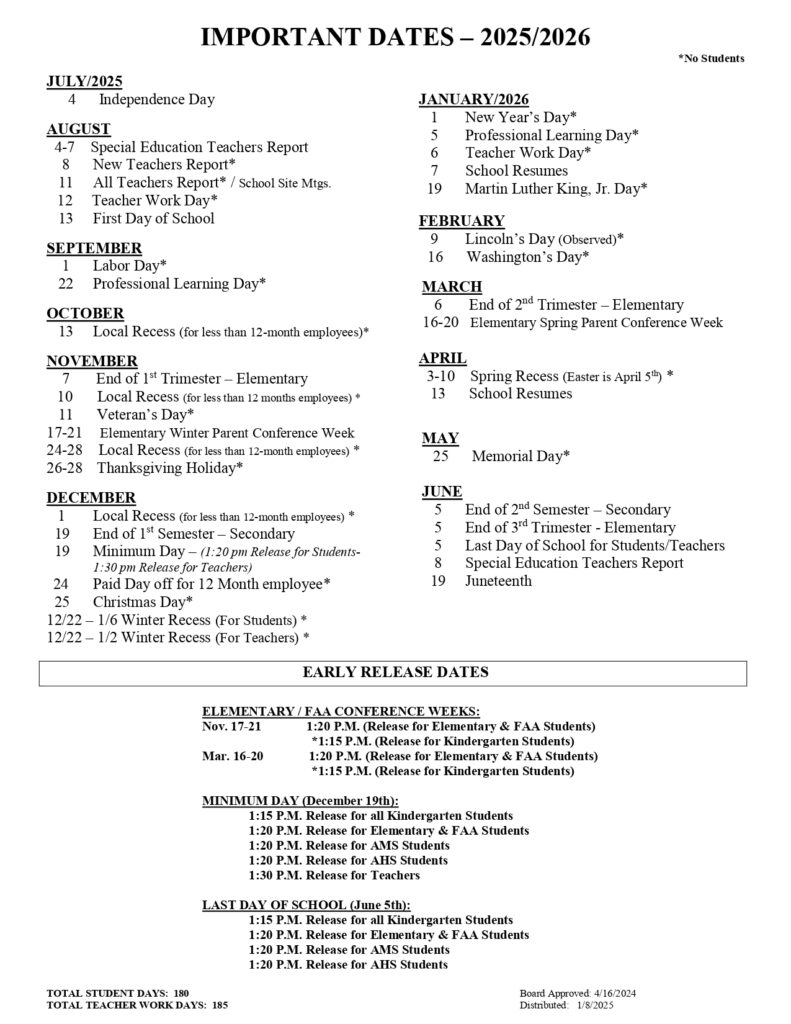 ATASCADERO UNIFIED SCHOOL DISTRICT
