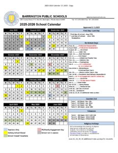 BARRINGTON PUBLIC SCHOOLS 25-26