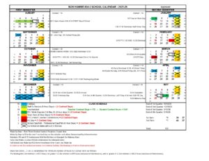 BON HOMME school calendar