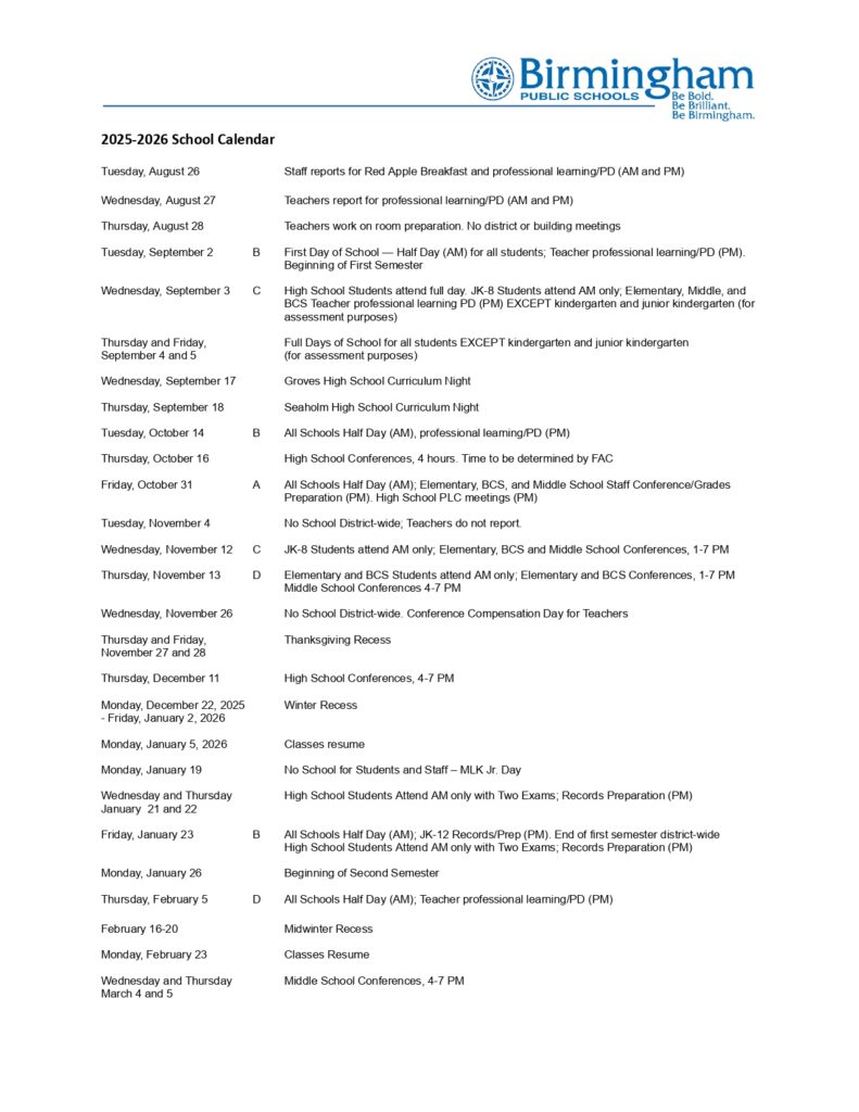 Birmingham Public School District