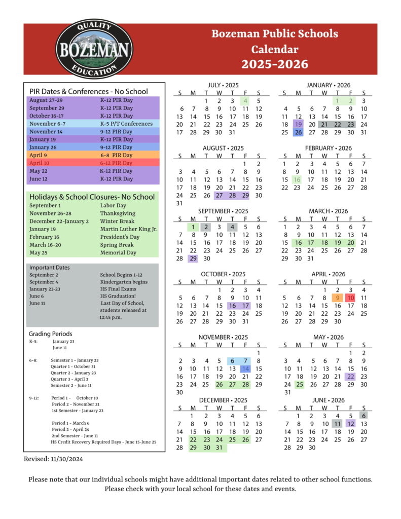 Bozeman School District 7