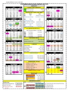 Evergreen Union School District 25-26 calendar