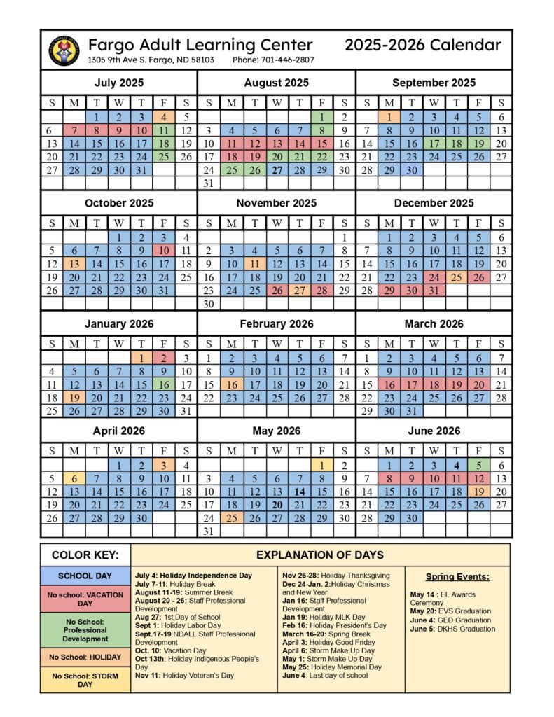 Fargo Public Schools ND Calendar 25 26 Revised pdf EduCounty fargo-public-schools-nd-calendar-25-26-revised-pdf-educounty