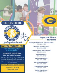 Gering Public Schools calendar