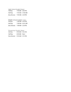 Harper Creek Community Schools MI Calendar 25-26