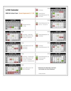 LCSD 25-26 calendar