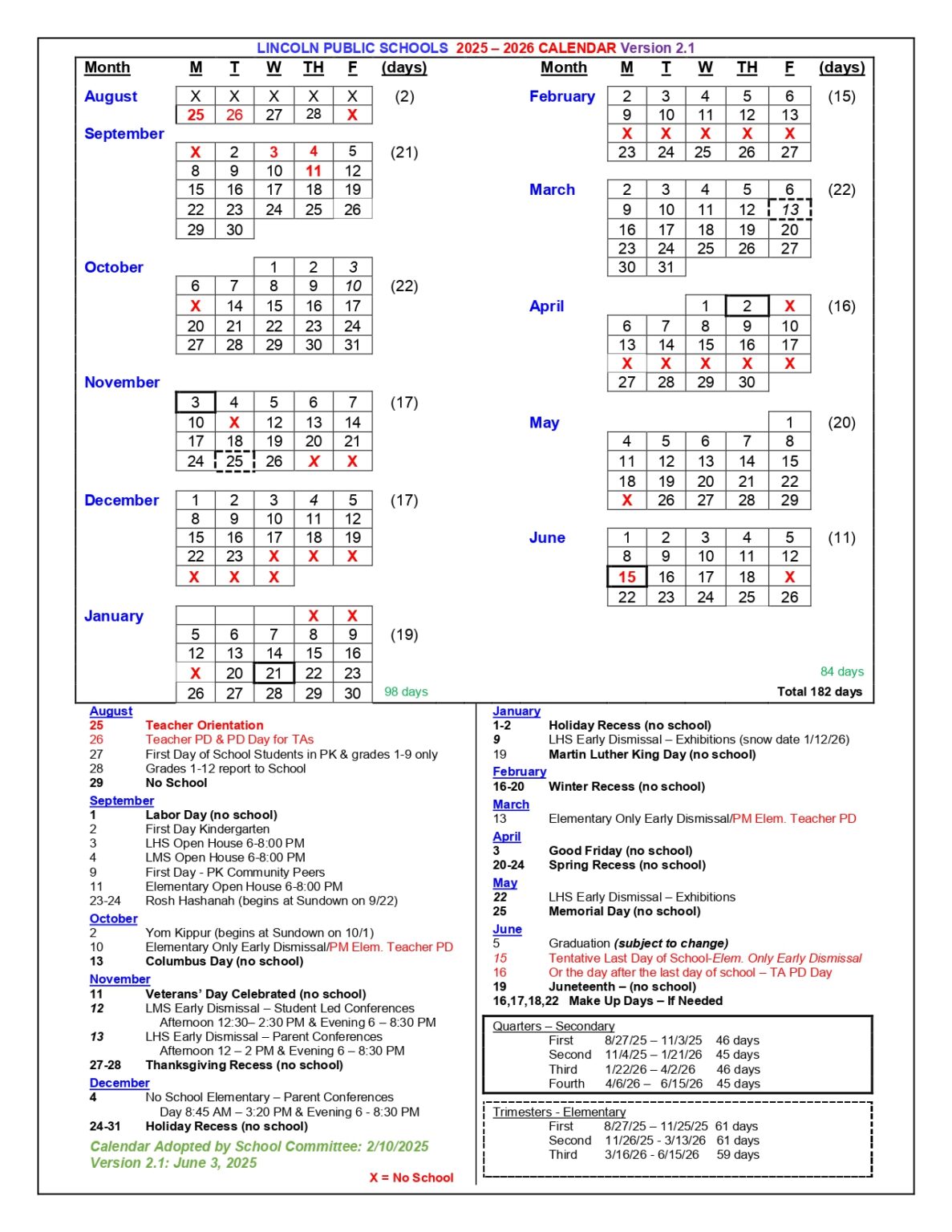 lincoln-public-school-district-ri-calendar-25-26-revised-pdf-educounty