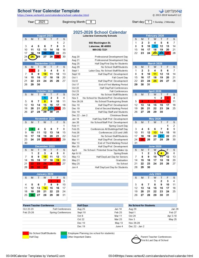 Lakeview Community Schools25-26 mi