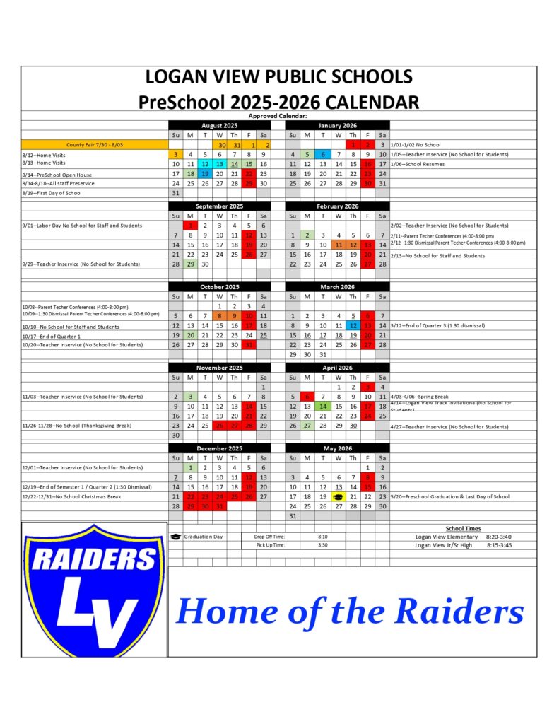 logan view schools calendar