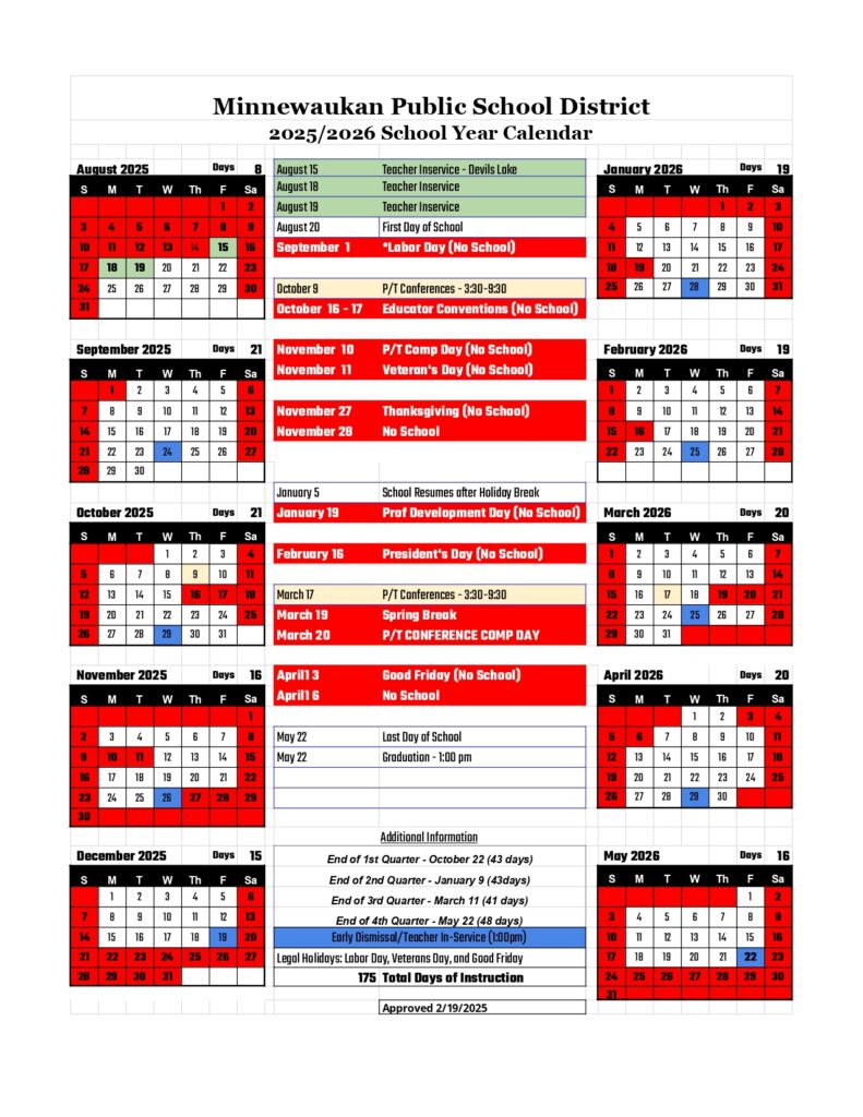 Minnewaukan Public School District 25-26