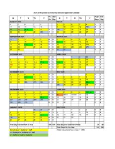 nCS Calendar _ Napoleon Community Schools