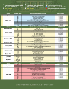 usvi calendar
