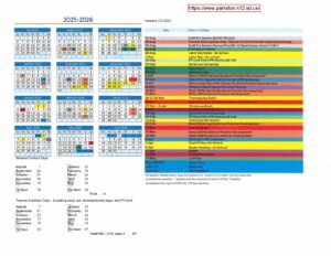 Parkston School District sd calendar