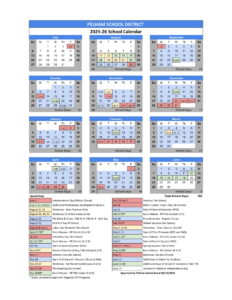 Pelham School Calendar 25-26 Final 20250618-1