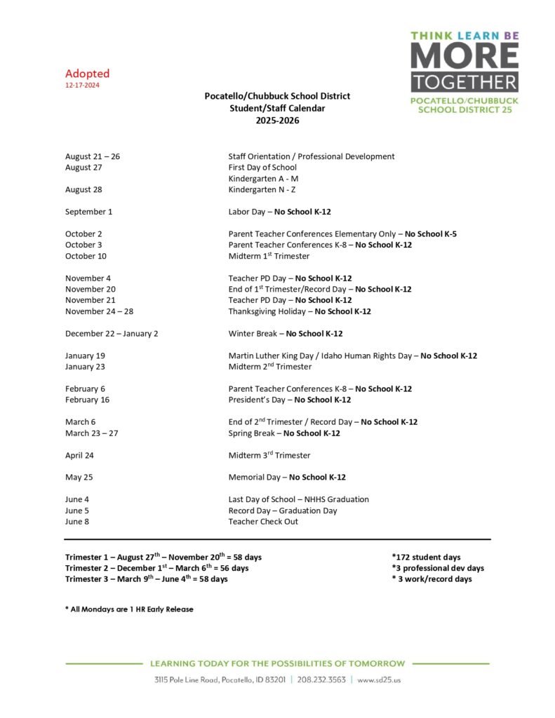 Pocatello-Chubbuck School District 25