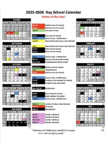 ray public school calendar